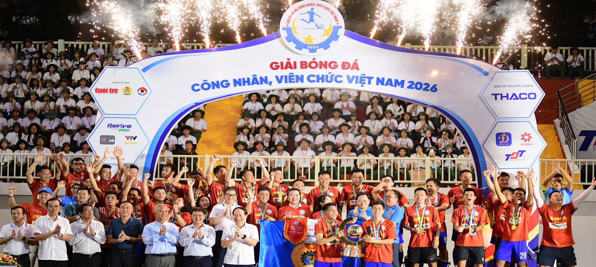 THACO tiếp tục lan tỏa phong trào thể thao tại Giải bóng đá công nhân, viên chức Việt Nam 2026