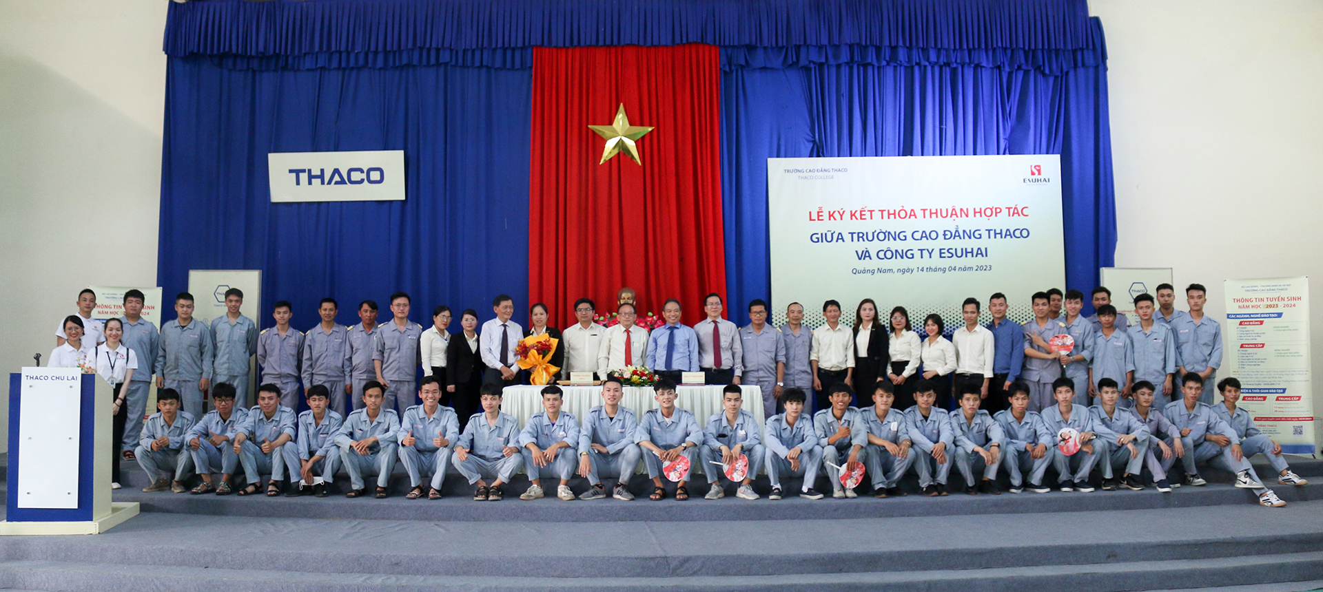 THACO College cooperates in training to send students to Japan