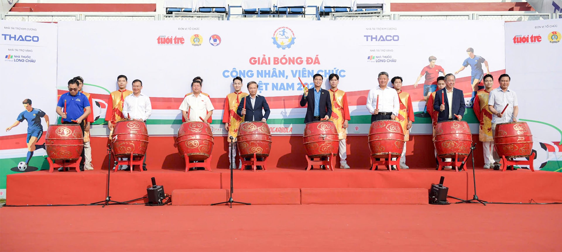 THACO President attends opening ceremony of the Vietnam Workers and Civil Servants Football Tournament 2024’s final round