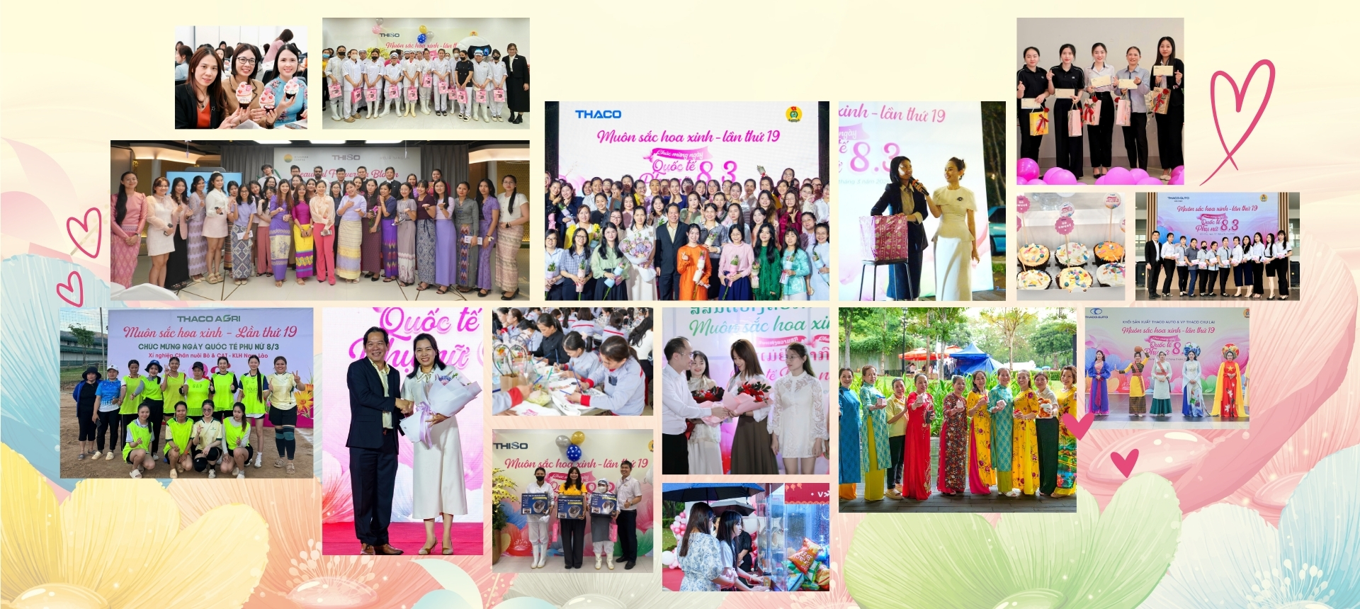 THACO và các TĐTV tổ chức chương trình 8/3 trên toàn hệ thống