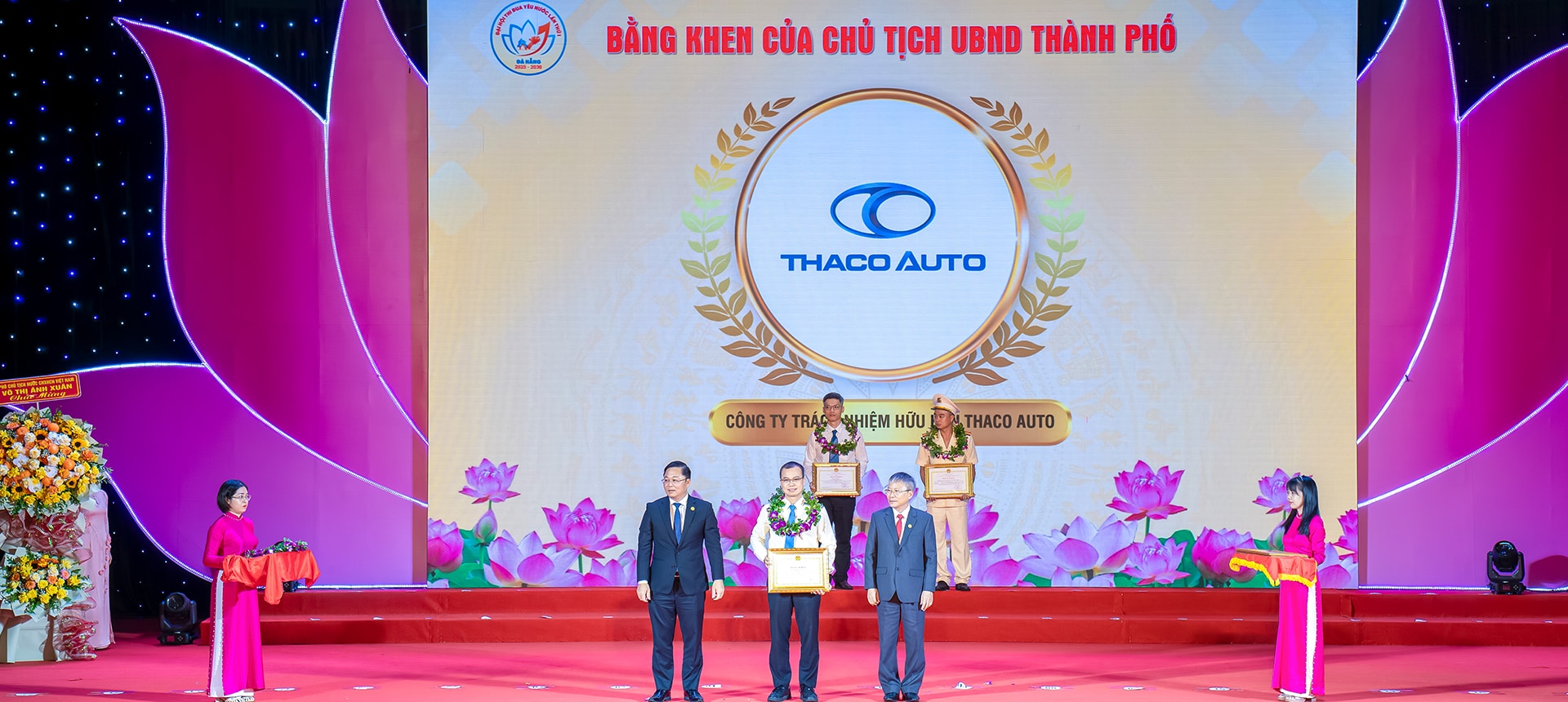 THACO AUTO được vinh danh “Gương điển hình tiên tiến” tại Đại hội Thi đua yêu nước TP. Đà Nẵng lần thứ I