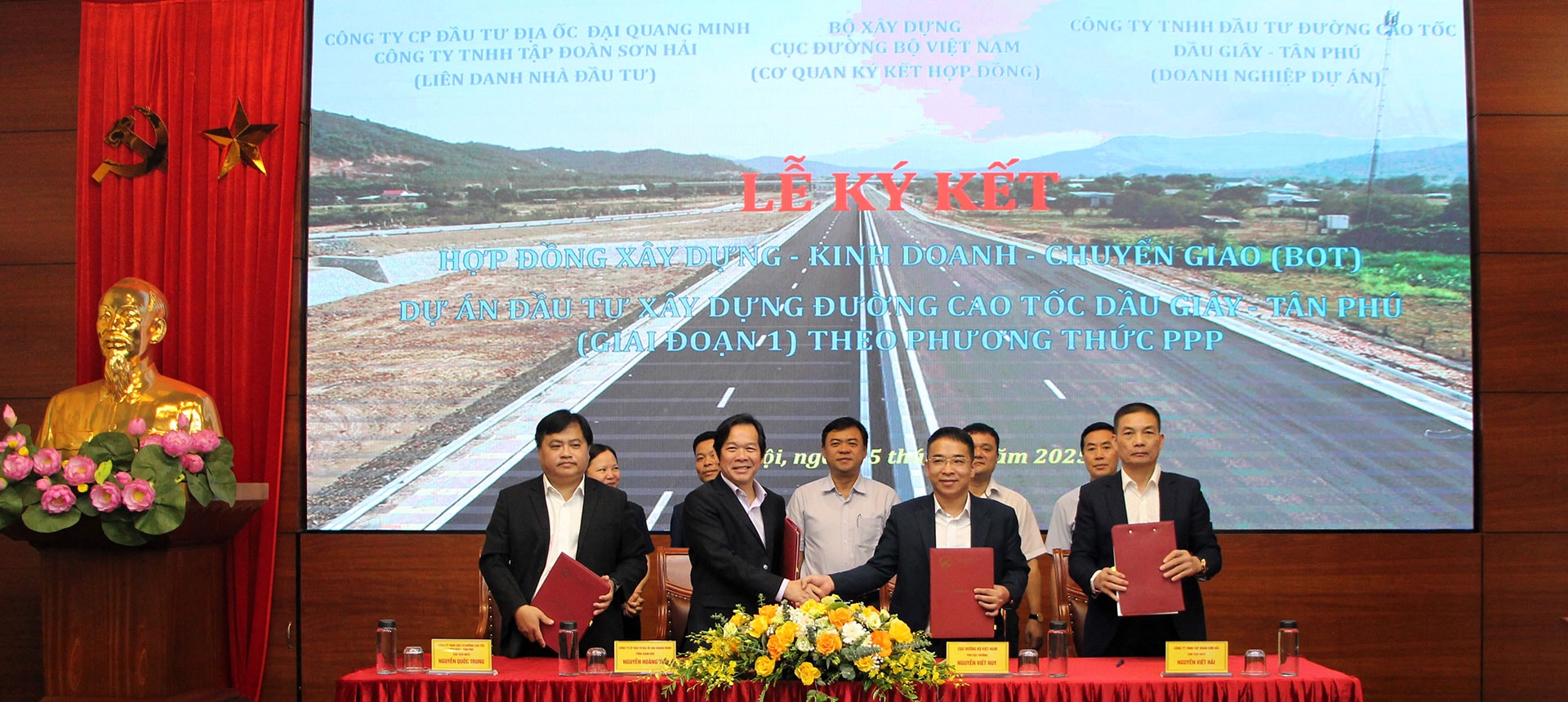 THADICO ký kết hợp đồng BOT dự án cao tốc Dầu Giây - Tân Phú (giai đoạn 1)