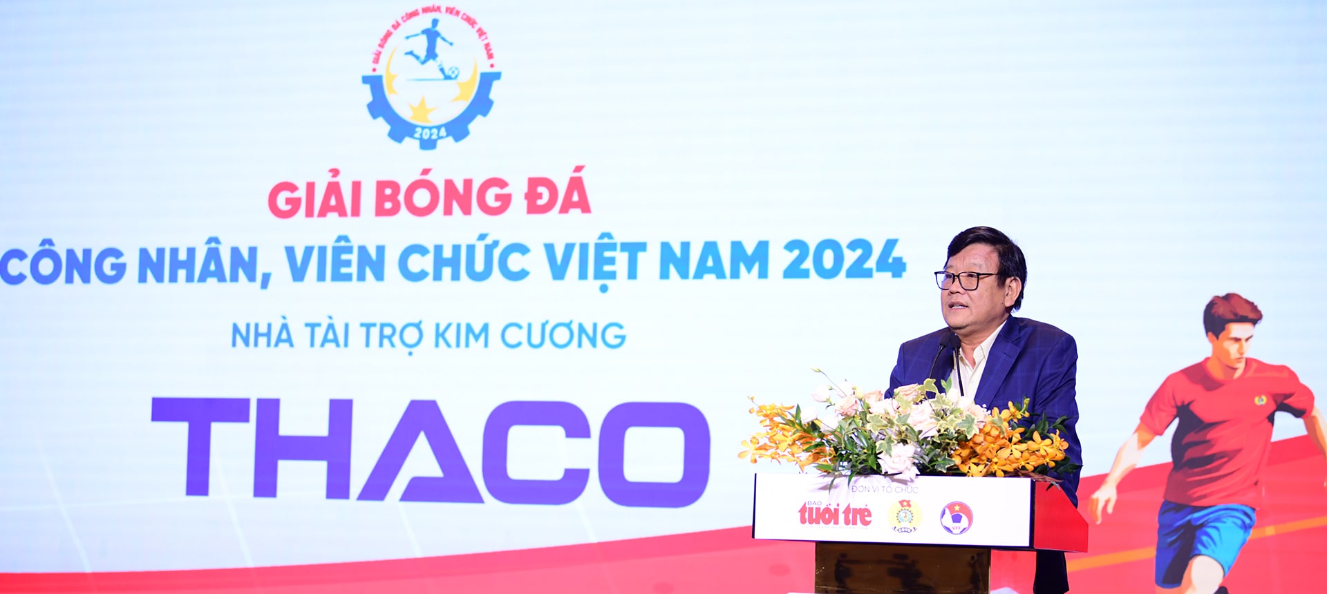 THACO đồng hành cùng Giải bóng đá công nhân, viên chức Việt Nam năm 2024